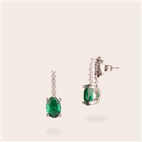 Pendientes Ultima Edizione Mujer in Plata OAO7689.VERDE